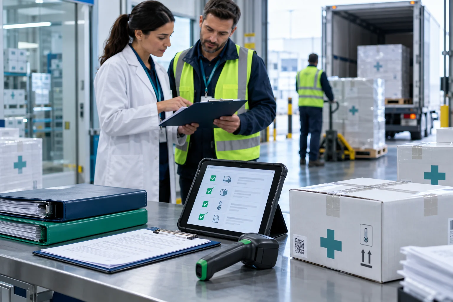 Document and Shipment Flow for International Healthcare Requests